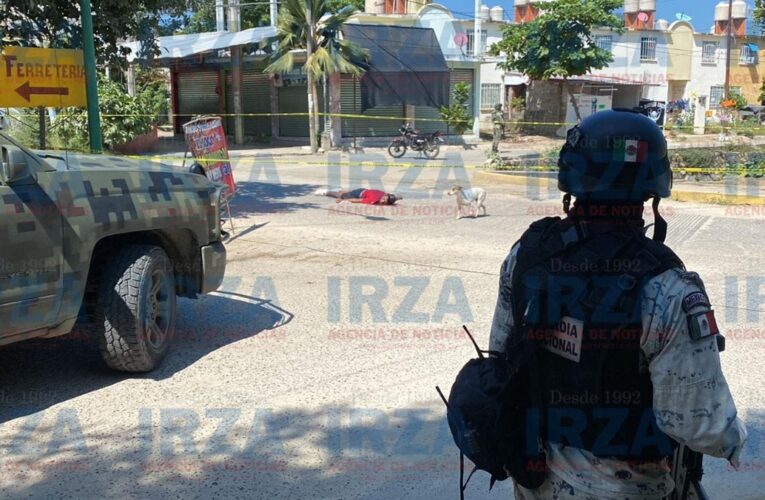 Presuntamente se resiste a un levantón y lo asesinan a balazos, en Acapulco