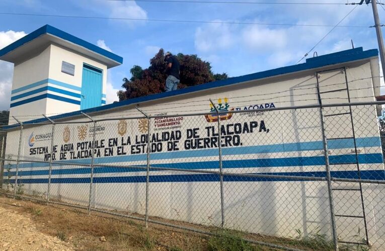 Más de 1,400 habitantes de Tlacoapa beneficiados con el sistema de agua potable